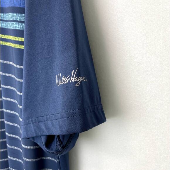 Walter Hagen 11 Masters Short Sleeve Polo Blue Mens Medium - Picture 3 of 7